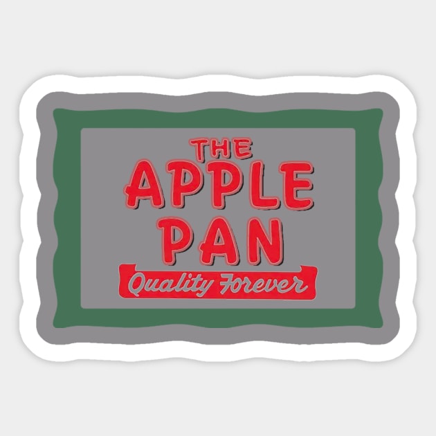 Apple Pan LA Sticker by dsuss